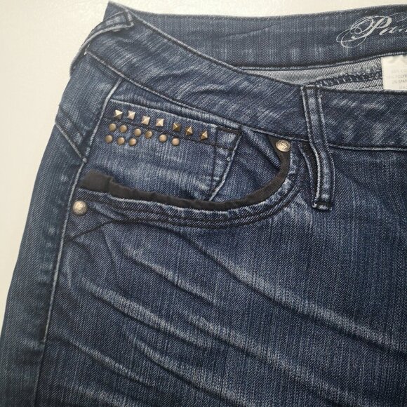 Pashu by Parasuco Ladies Size 10 Medium Wash Straight Leg Blue Jeans - Picture 5 of 14